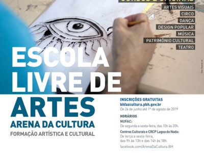 Prefeitura abre inscrições para oficinas e cursos gratuitos  da Escola Livre de Artes
