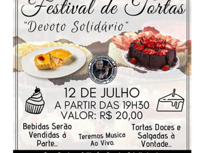 Festival de Tortas “Devoto Solidário” dia 12