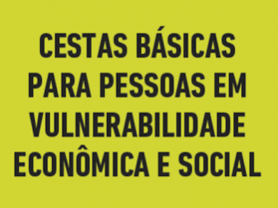 Dúvidas – Cestas básicas e kits higiene para públicos vulneráveis