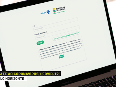 PBH dobra número de consultas on-line de pacientes com suspeita de Covid-19